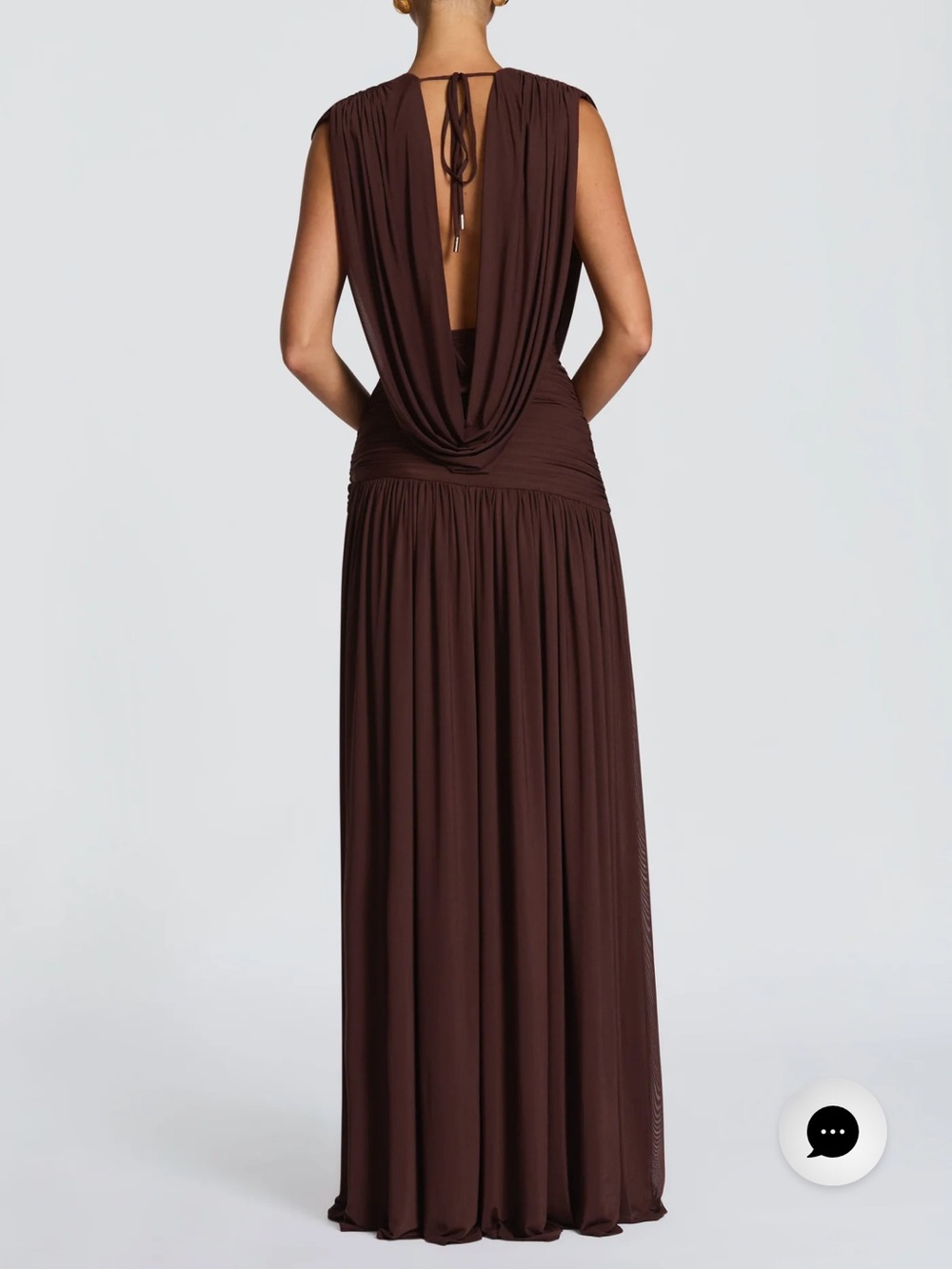Baby Boo ROMILLY GOWN - PLUM BROWN - Picture 2 of 7